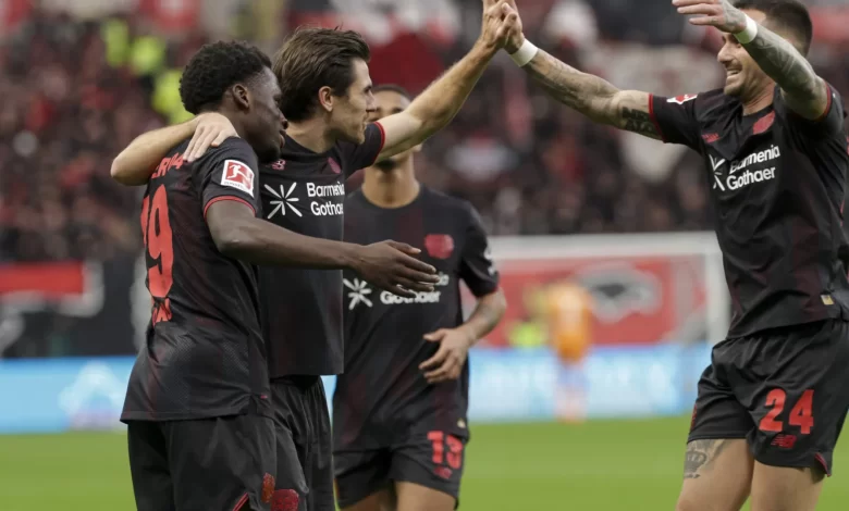 Bayer Leverkusen obtém quarto triunfo seguido na Bundesliga
