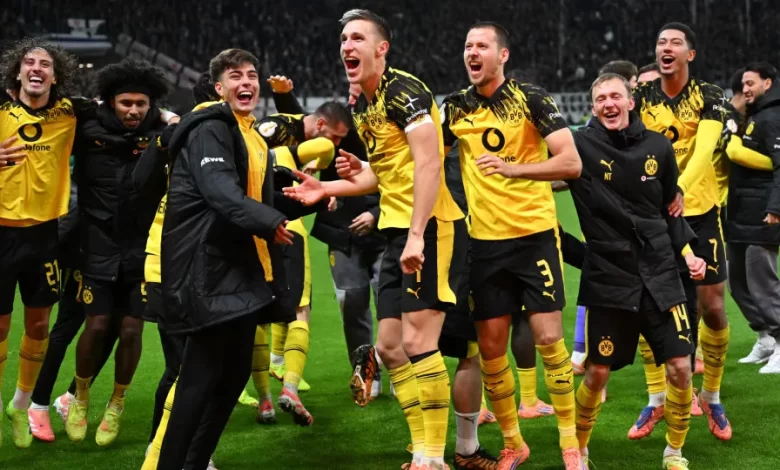 Dortmund vence em Frankfurt e segue em frente na Taça da Alemanha