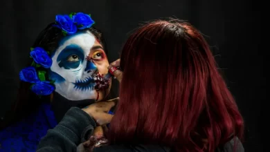 Halloween. A maquilhagem artística viral está a ditar o fim dos disfarces