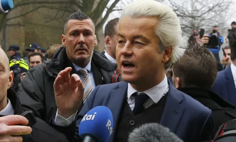Homem detido nos Países Baixos por ameaçar Geert Wilders