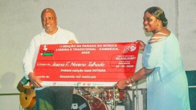 Josina Talhada conquista o prêmio de canção mais votada no "Kewa Zambézia"