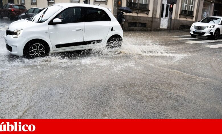 Mau tempo: mais de 30 ocorrências registadas devido à chuva no Porto