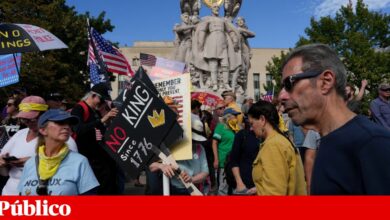 Norte-americanos protestam em Lisboa contra políticas de Trump