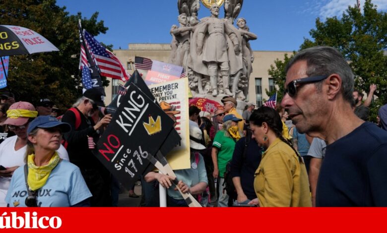 Norte-americanos protestam em Lisboa contra políticas de Trump