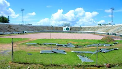 Obras de reabilitação do Estádio da Machava na fase de acabamentos
