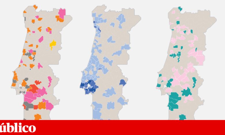 Sete mapas para medir o pulso destas autárquicas