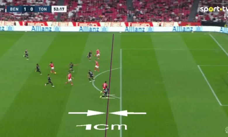 VAR anulou este golo ao Benfica por um centímetro (sim, leu bem)