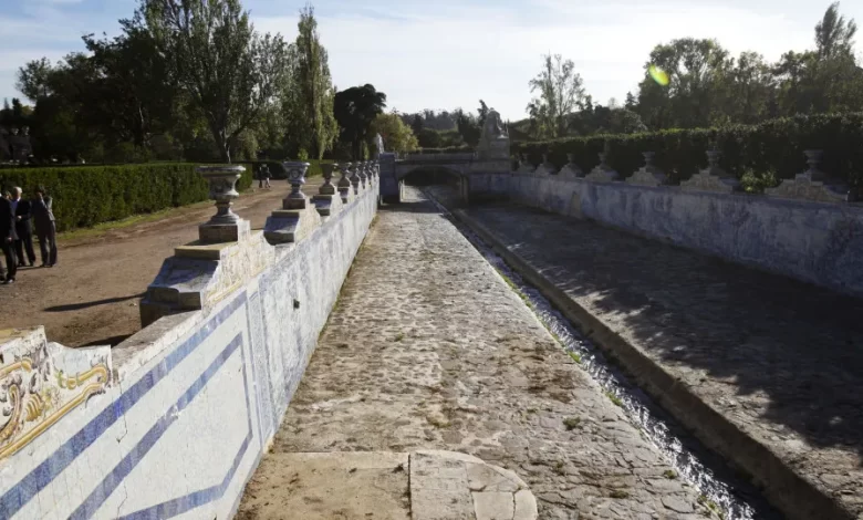 Canal de  azulejos do Palácio de Queluz vai ser requalificado
