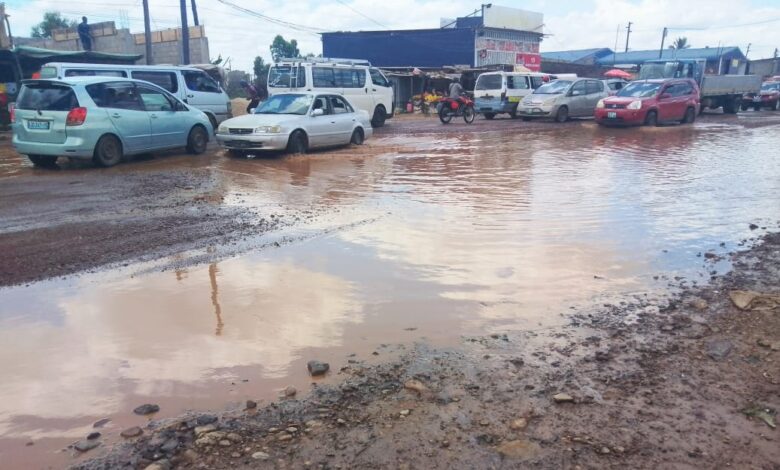 Chuvas agravam degradação da estrada Machava- Matola-Gare