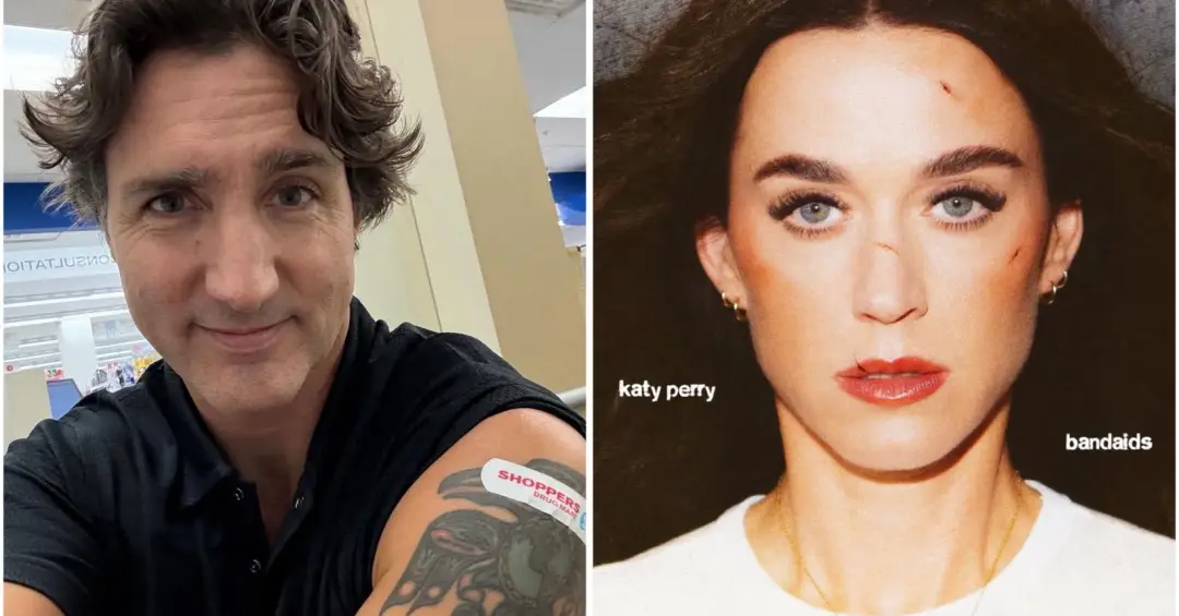 Como band-aid de Justin Trudeau virou referência a Katy Perry
