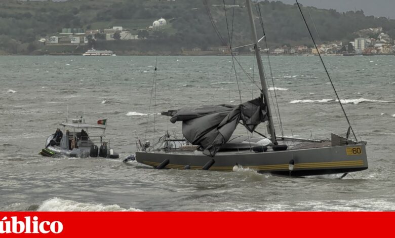 Duas pessoas resgatadas de veleiro à deriva em Oeiras