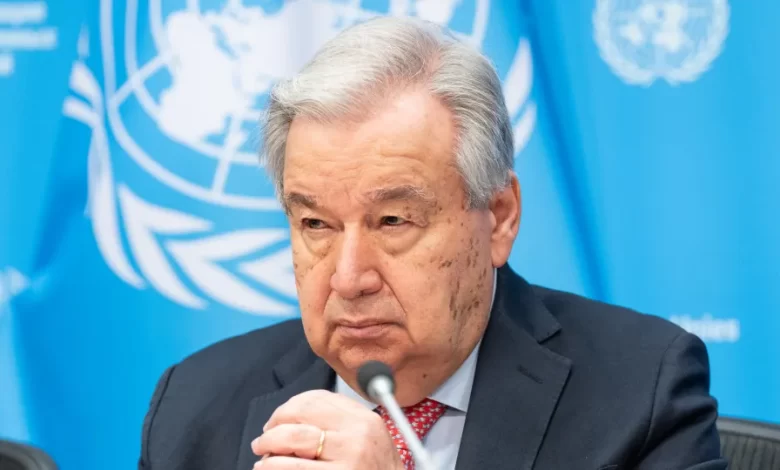 Guterres considera "preocupante" visita de Netanyahu à Síria