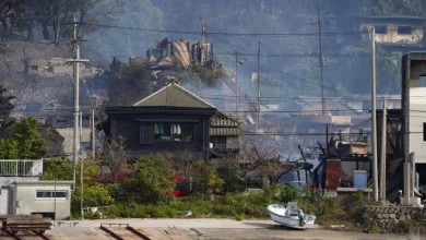 Incêndio atinge pelo menos 170 edifícios na cidade de Oita no Japão