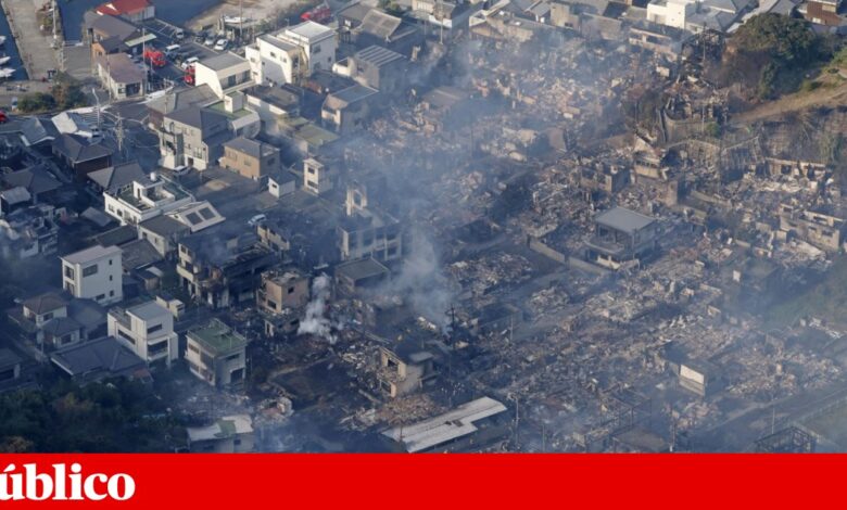 Incêndio na cidade japonesa de Oita atinge mais de 170 edifícios