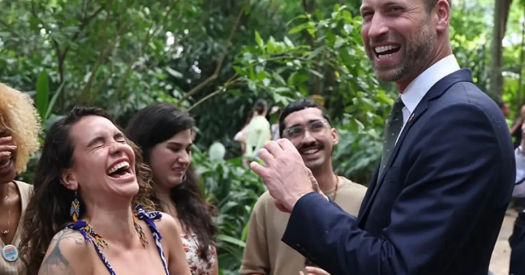 Jovens criam essência especial para príncipe William na COP30