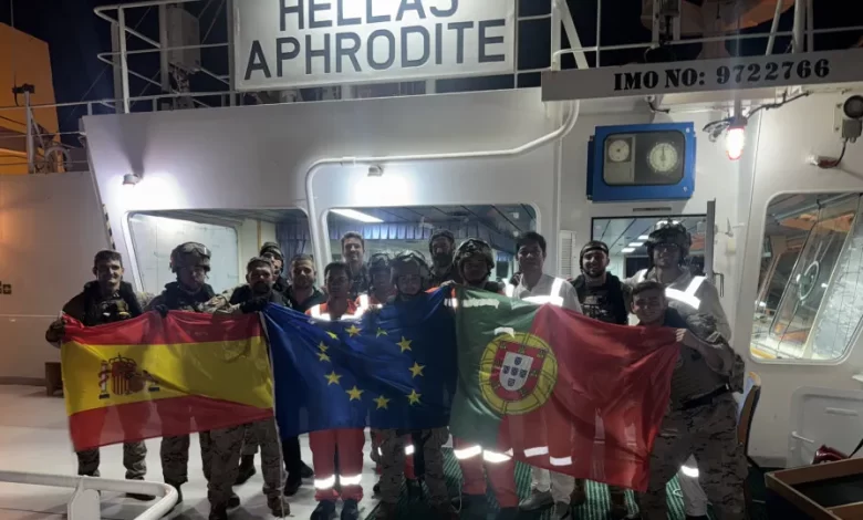Militares portugueses ajudam a libertar navio sequestrado por piratas