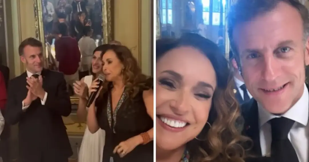 O que Daniela Mercury disse a Emmanuel Macron em encontro antes da COP30
