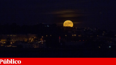 Penúltima super-Lua do ano ilumina o céu nesta noite