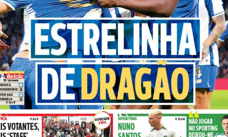 Por cá: Estrelinha de dragão e Nuno Gomes responde a Rui Costa
