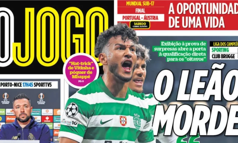 Por cá: Leão morde chocolate belga e FC Porto quer acertar contas