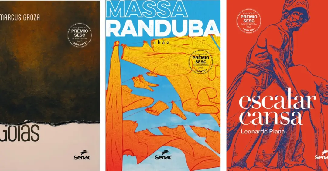 Prêmio Sesc de Literatura divulga capas dos livros vencedores de 2025