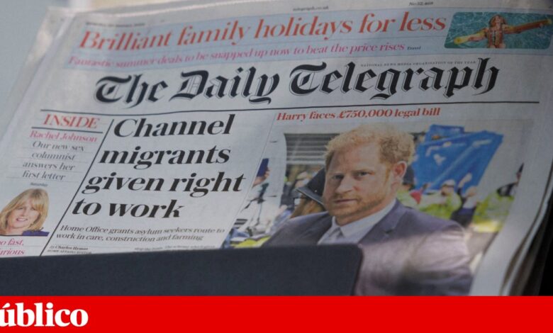 Proprietária do <em>Daily Mail</em> assina acordo de 569 milhões de euros para comprar <em>Telegraph</em>
