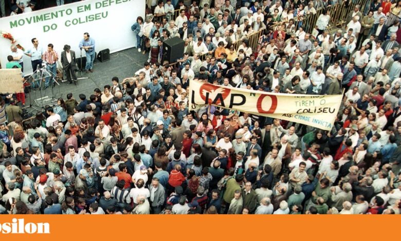 Quando o grito “O Coliseu é nosso” ecoou na Baixa do Porto