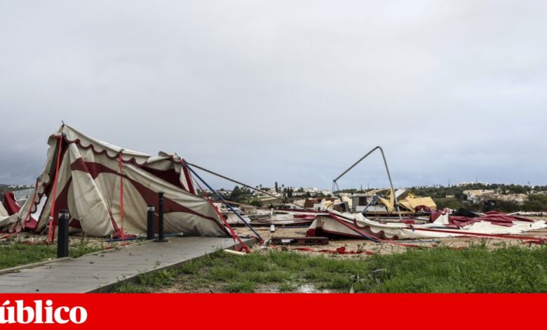 Tornado em Albufeira: filha de Pablo “foi agarrada para não ir com o vento”