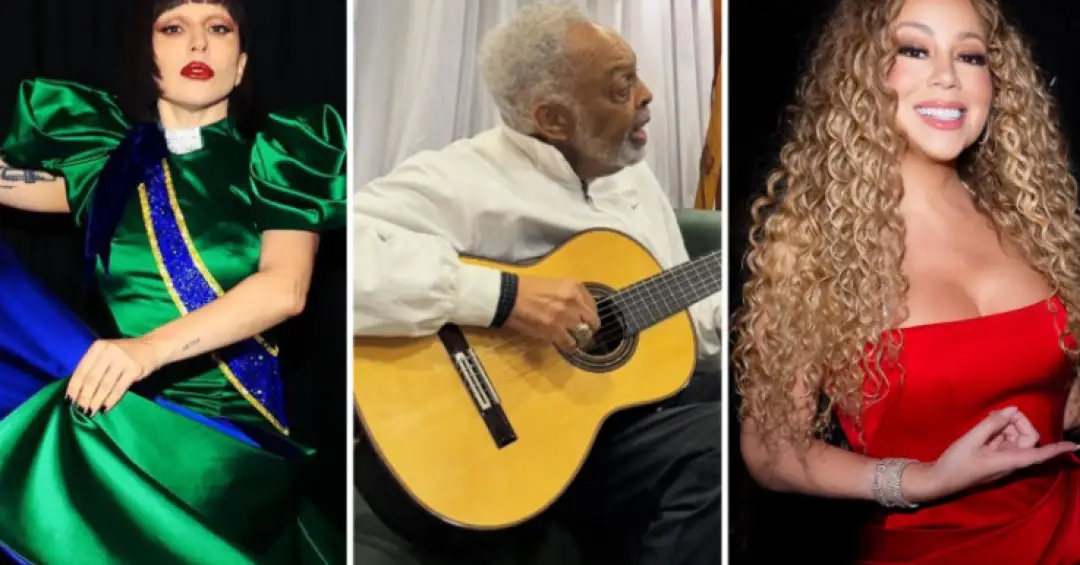 O que Lady Gaga, Mariah Carey e Gilberto Gil tiveram em comum em 2025