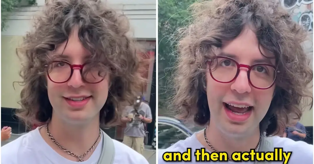 A reação de Lucas Jagger após entrevista inesperada na rua