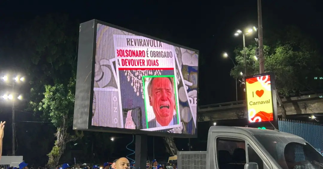 As provocações a Bolsonaro em ensaio de desfile sobre Lula na Sapucaí
