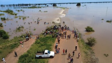Empreiteiro trabalha para reposição da N-1