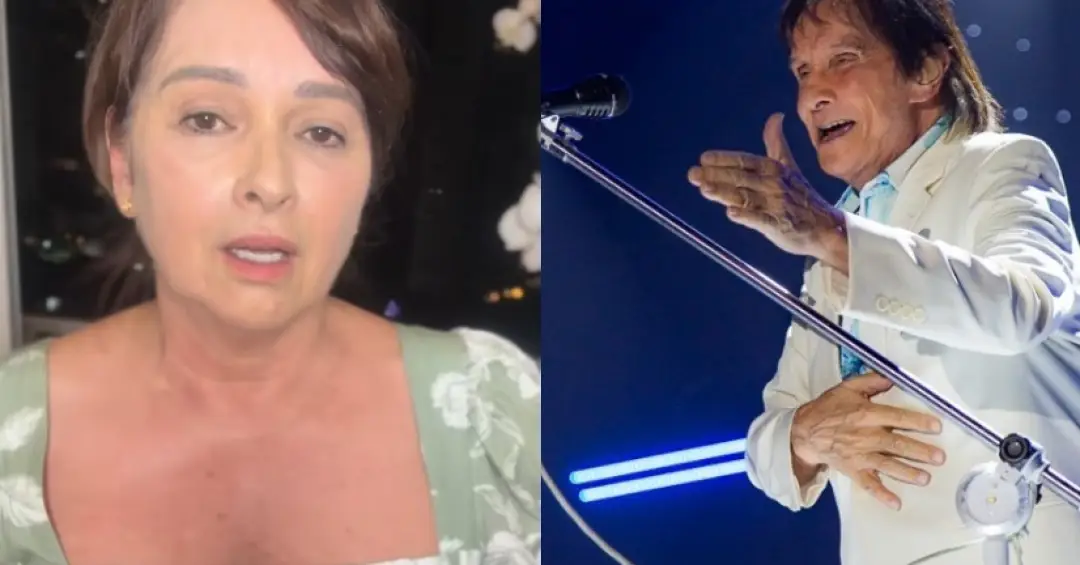 Ex-mulher de Roberto Carlos defende cantor após críticas