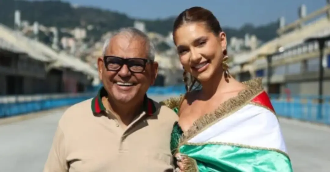 O elogio de Virgínia a patrono da Grande Rio, suspeito do jogo do bicho