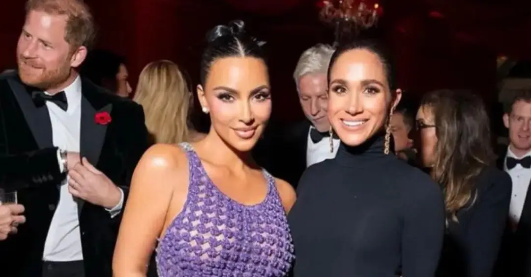 O que fez Kim Kardashian apagar foto com príncipe Harry e Meghan