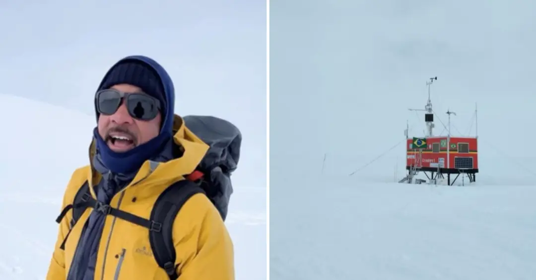 Will Smith visita centro de pesquisas brasileiro na Antártica