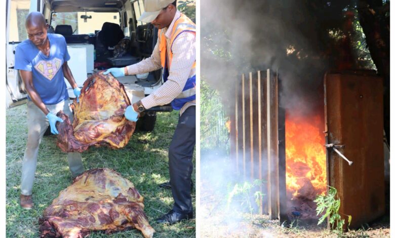 Apreendida carne bovina imprópria no Xipamanine