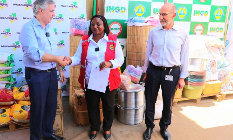 INGD recebe 90 toneladas de alimentos e 100 mil kits sanitários para vítimas de cheias