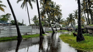 Inundações urbanas previstas para a região sul