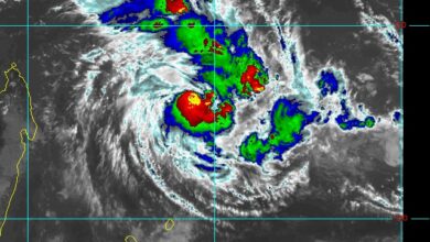 Perturbação Tropical registada no Oceano Índico