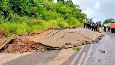 Estranha erupção ameaça estrada N260