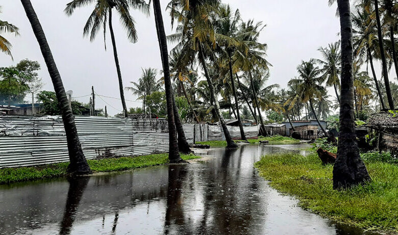 Há risco de inundações em Inhambane
