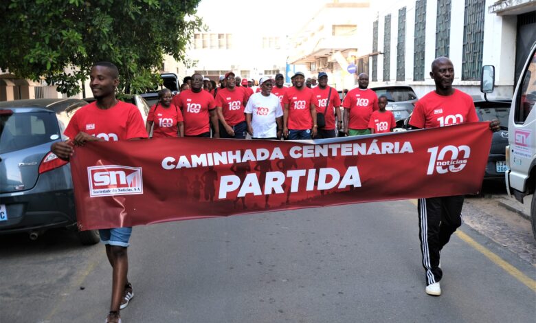Caminhada marca 100 anos do jornal Notícias
