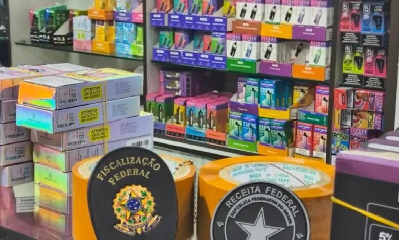 Mais de 25 mil cigarros eletrônicos são apreendidos em operação da Anvisa
