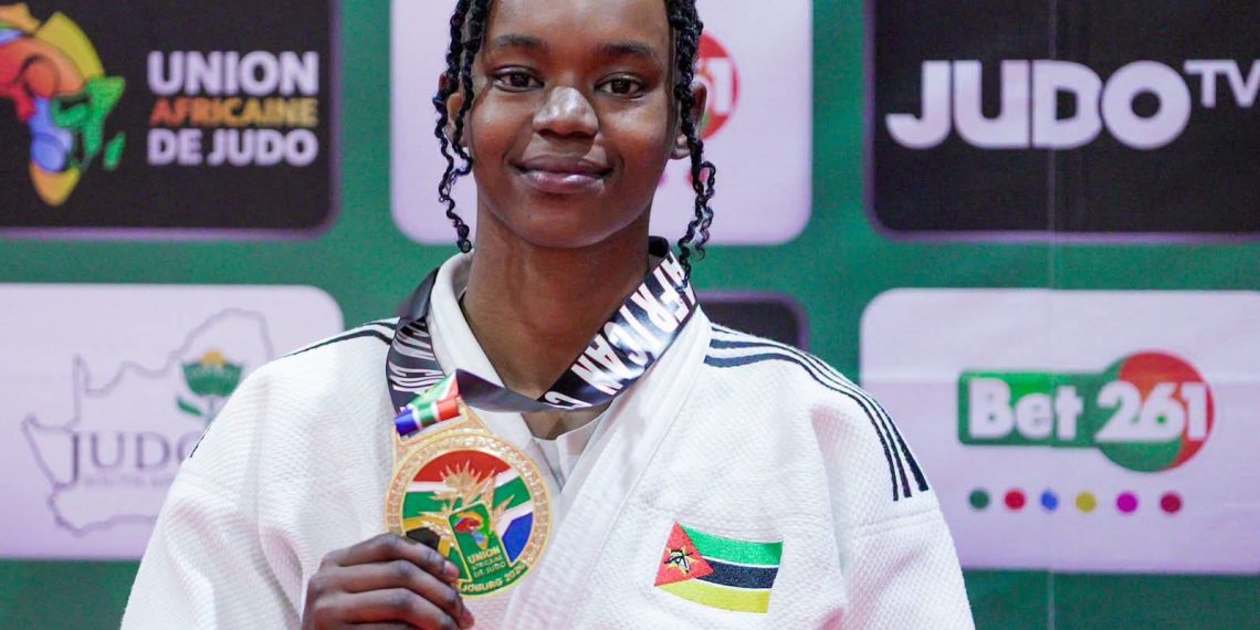 Primeira-Dama felicita judoca Shenidy Tsemene pela conquista de Medalha de Ouro no Open Africano